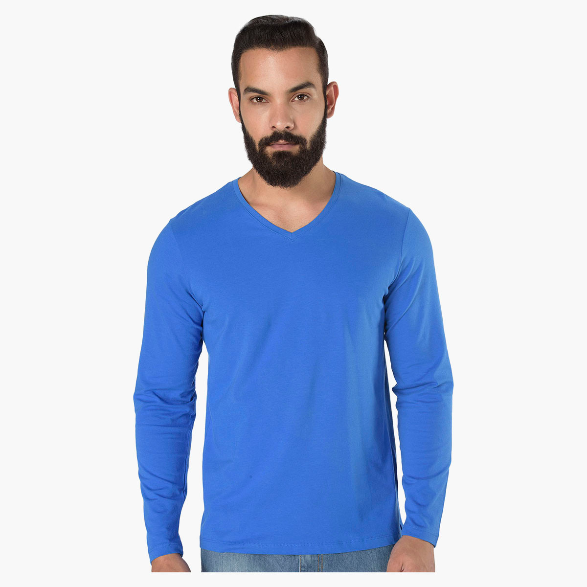 Long v neck t shirts best sale